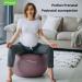 Trideer Nature Themed Exercise Ball for Workout, Stability, Balance, Physical Therapy & Pregnancy - Rosy Morning Glow | 23-26 inches - Buy Online on SooperMarket.com