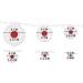 Bluecell 6pcs Assorted Fabric Pad Airsoft Slingshot Targets - Outdoor Hunting Accessories - Buy Online on SooperMarket.com