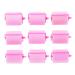 Conair Jumbo Foam Rollers in Pink - 9 Count Set in Zipper Case | Self-Fastening, Reusable - Pack of 1 - Buy Online on SooperMarket.com