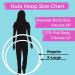 The Spinsterz Beginner Hoop - Weighted Fitness Hula-Hoop for Adults - Made in USA - X-Large 42 Diameter - Burgundy - Buy Online on SooperMarket.com