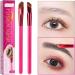 Eyebrow Care Kit Makeup Tools: Eyebrow Stamp Shaping Kit with Two Eyebrow Brush and Eyebrow Cream(Dark Brown) - Buy Online on SooperMarket.com