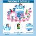 49 Piece Cartoon Cake Topper Set - Perfect Birthday Decoration for Girls | STI Muffins & Tortendeko in Blue - Buy Online on SooperMarket.com