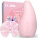 Breast Massager for Breast Feeding Essentials New Mom - Vibrating Lactation Massager with Heat and Breast Therapy Pads: Improve Milk Flow Clogged Milk Duct Relief Mastitis and Engorgement Pink