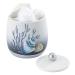 Avanti Linens Blue Lagoon Covered Jar Organizer - Oceanscape Inspired Home Decor - Buy Online on SooperMarket.com