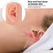 ZJchao 3Pcs Silicone Ear Model - 3 Colors Soft & Flexible Right Ear Simulation Display Props - Buy Online on SooperMarket.com