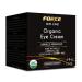 Organic Eye Cream for Dark Circles, Puffiness, Wrinkles & Bags | USDA Certified with Calendula, Bilberry & Shiitake Mushroom - pH Balancing - Buy Online on SooperMarket.com