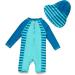 BONVERANO Baby Boys Dinosaur Swimsuit | Long Sleeve UPF 50+ Toddler Bathing Suit | 12-18 Months - Buy Online on SooperMarket.com
