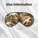 SSIMOO Cute Sloth Soft Sleep Eye Mask | Breathable Travel Eye Patch for Women | Ideal for Relaxation & Sleep - Buy Online on SooperMarket.com