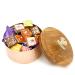 Jaiccha Ghasitaram Copper Metal Jar of Assorted Bites and Cookies|Gift for Diwali Gifts Holi Rakhi Valentine Christmas Birthday Anniversary Her Him|