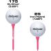 GoSports XL Golf Tees - 200 Player's Pack - 3.25 Inch Premium Wooden Tees - Choose Pink Tee Color - Buy Online on SooperMarket.com