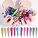 Miiro Glitter Nail Polish Glitter Nail Polish Glimmer Varnish Shiny Shimmer Manicure Varnish 6 Colours - Buy Online on SooperMarket.com