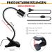 Premium Turtle Heat Lamp for Reptiles - UVB Terrarium Light with 240cm Cable & Adjustable Swan Neck | Ideal for Aquariums - No Bulb Included - Buy Online on SooperMarket.com
