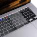 Ultra Thin Keyboard Cover for 2022-2024 MacBook Air 15 M2 M3 & Pro 14 16 M1 M2 Max - EU Layout with Touch ID | Perfect Fit for A3114 A3113 Models - Buy Online on SooperMarket.com