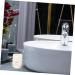 Warmhm 4 Cups Worktop Organizer - Versatile Bathroom Glass Holder & Ceramic Brush Stand - Portable Set of 4 (11x7.7x7.7cm) - Buy Online on SooperMarket.com