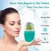 Ice Face Roller Ice Roller for Face and Eyes Face Ice Roller for Eye Puffiness Brighten & Tighten Skin Icing The Skin Remove Fine Lines Shrink Pores Enhance Skin Elasticit - Black (Green) - Buy Online on SooperMarket.com