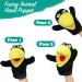 Lilizzhoumax Simulation Crow Hand Puppet Plush Toy - Interactive Early Education Toy & Gift for Kids - Buy Online on SooperMarket.com