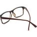 GQUEEN Large Frame Horn Glasses - Stylish UV400 Fake Glasses for Women & Men | Trendy Nerd Style in Brown - Buy Online on SooperMarket.com