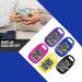 OZO Fitness CS1 Easy Pedometer for Walking - Large Display Step Counter with Clip and Lanyard in Yellow - Buy Online on SooperMarket.com