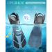 Greatever Adjustable Snorkel Fins - Open Heel Swim Flippers for Snorkeling & Diving - Black L/XL (US Size 9-13) - Buy Online on SooperMarket.com