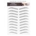 6D Waterproof Eyebrow Transfer Stickers - Professional Eyebrow Makeup Tool for Women & Girls | Black (BLACK-07) - International Shipping Available - Buy Online on SooperMarket.com