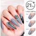 28g Fine Gray Dip Powder No Lamp Cure | Gel Polish Effect | Smooth Finish (No.48) - Buy Online on SooperMarket.com