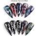 Snowflake Nail Foil Transfer Stickers - Christmas Nail Art Supplies for Festive Manicure - 10 Sheets - Buy Online on SooperMarket.com