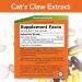 Now Foods Cat's Claw Extract 60 Veg Capsules - Natural Immune Support - Buy Online on SooperMarket.com