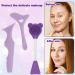 Buy WLLHYF 3PCS Eyeliner Template Silicone Tool Set - 5-in-1 Reusable Eye Makeup & Protection Pads for Perfect Wings - Buy Online on SooperMarket.com