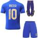 Hawkara Argentina #10 Messi Copa America Children's Jersey Set - Youth Football Shorts & Socks in Blue (Age 8-9) - Buy Online on SooperMarket.com