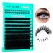 VAVALASH Cluster Lashes 100D Lash Extension with Bottom Lash Clusters Volume Wispy False Lashes Lower Individual Eyelash Clusters DIY Eyelash Extension at Home (Boom 5-20mm)