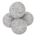 sourcing map 4 Pcs Wool Dryer Balls 2 Inches Wool Laundry Dryer Balls for Reducing Clothing Static and Wrinkles Light Grey 2" Light Grey