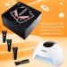 Poly Nail Gel Kit with 36W UV/LED Lamp - Ohuhu 12 Colors Professional Poly Gel Kit for Nail Extension - Rainbow Color DIY Nail Art - Great Gift for Girlfriend, Mother - Buy Online on SooperMarket.com