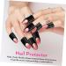 FRCOLOR 100 Sheets Nail Art Anti-Spill Stickers Nail Polish Nail Guards for Painting Nails Nail Protector for Gel Polish Nail Protector Stickers Nail Tape Tearable Adhesive Tape Silica Gel 3.00X2.50X0.10CM As Shown - Buy Online on SooperMarket.com