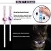 Airtag Cat Collar - Leather Reflective Adjustable GPS Neck Band for Tracking | Anti-Losing Airtag Case for All Cat Sizes (XS Purple 19-26cm) - Buy Online on SooperMarket.com
