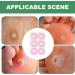 Virtcooy Round Corn Cushions - Corn Patches Foot Toes Corn Patches for Foot Toes Corn Cushion Pad Waterproof Corn Protectors Self-Adhesive for Secure Placement - Buy Online on SooperMarket.com