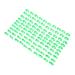FOMIYES 200 Pcs Chicken Foot Ring Snap Tool Chicken Ankle Bands Foot Mark Ring with Numbers Rooster Charm 2X2X1CMx2pcs Greenx2pcs