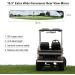 Universal Adjustable Golf Cart Rear View Mirror - 16.5 Extra Wide Convex Mirror for EZ Go, Club Car, Yamaha - Rotatable Safe 270 Rotation - Buy Online on SooperMarket.com