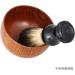 Premium Male Shaving Set: Wooden Brush Bowl and Face Cleaning Soap for a Perfect Shave - International Shipping Available - Buy Online on SooperMarket.com