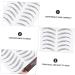 Gogogmee 12 Sheets false eyebrows for women eyebrow water transfer Transfer stickers - Buy Online on SooperMarket.com