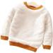 De feuilles Toddler Unisex Cable Knit Pullover Sweater with Warm Lining - Yellow (18-24 Months) - Buy Online on SooperMarket.com