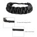 Bohemian Braided Headband Wig - Oversized Strand, Classic Style, Elastic Synthetic Hairband for Women and Girls (Black 1B) - Buy Online on SooperMarket.com