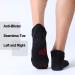 FITRELL Men's 6 Pack Ankle Running Socks Low Cut Cushioned Athletic Sports Socks Black+Red - Size 9-12 - Buy Online on SooperMarket.com