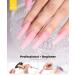Burano Poly Extension Gel Nail Kit - 6 Color Builder Set for Nails - DIY Starter Kit for Beginners & Professionals - Skin Nude Shade - Buy Online on SooperMarket.com