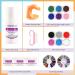 Acrylic Nail Kit for Beginners & Professionals - 3 Colors Powder, 12 Glitter Powders, Nail Tips & Supplies for Nail Extension & Decoration - DIY Acrylic Nails 147 - Buy Online on SooperMarket.com