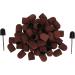 Nail Sanding Drill Bit Nail Sanding Heads Nail Grinding Heads 120# Grit Nail Art Sanding Caps Manicure Polishing Grinding Bands Nail Drill Bits Set with Shaft - Buy Online on SooperMarket.com