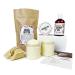 Better Shea Butter Cocoa Body Butter Making Kit - Includes Unrefined Cocoa Butter Jojoba Oil Coconut Oil 2 Jars and Recipes Card with Link to Video Tutorial - Natural Whipped Body Lotion Making Kit