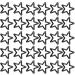 EXCEART 100 Pcs Five Claw Nail Leather Rivets Star Rivets for Leather Diy Cloth Material Degreasing Jacket Blackx2pcs 1.2X1.2CMx2pcs - Buy Online on SooperMarket.com