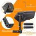Arkham Bike Mirror - HD Real Glass Extra Large Left Handlebar (15-20mm) for E-Bikes - Premium Square Bicycle Back Mirror - Buy Online on SooperMarket.com