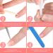 360 Pieces French False Nails Artificial Fingernails Pink White French Fake Nail Tips Kit 12 Sizes Full Cover with Nail Files and Stick for Salon DIY Decoration - Buy Online on SooperMarket.com