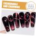 FOYTOKI 4 Sets Magnetic Nail Polish Kit Cat Eye Nail Magnets Magnet for Nails Polish Cat Eye Nail Magnet for Nails Manicure Magnetic Tool Cat Eye Magnets Cat Eye Gel Nail Polish Magnet - Buy Online on SooperMarket.com